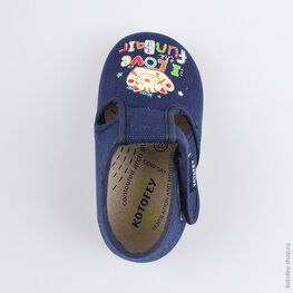 031051-71 Текстильная обувь для мальчики светло-синий фото №4