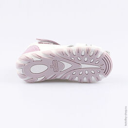 222078-22 Босоножки для девочки бел-сир фото №3