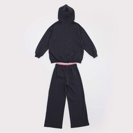 07864093-40 Костюм зип-худи + брюки темно-серый для девочки темно-серый фото №2