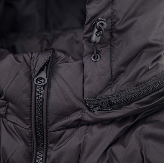 07885007-40 Черная стеганая жилетка для девочки для девочки черный фото №5