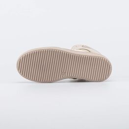 752278-31 Утепленные кожаные ботинки для девочки для девочки бежевый фото №3