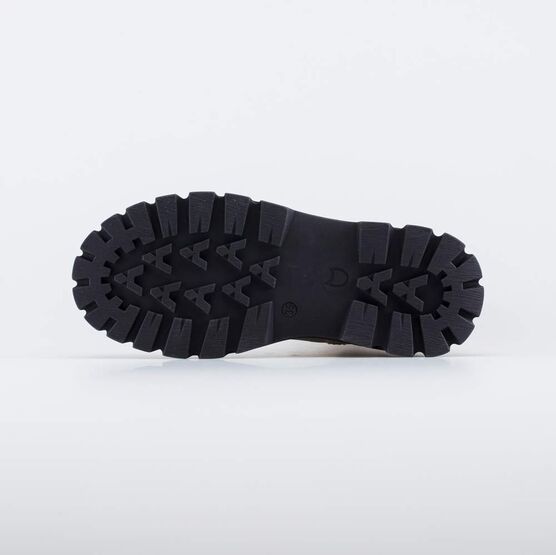 752279-31 Демисезонные сапоги со съемным вязаным чулком для девочки черный + бежевый фото №3