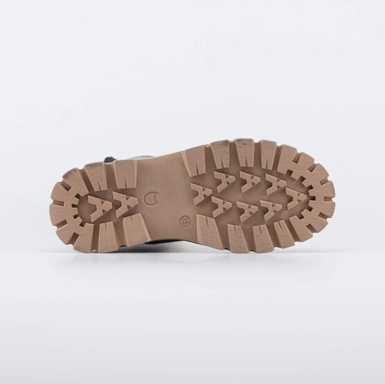 752279-32 Демисезонные сапоги со съемным вязаным чулком для девочки черный + коричневый фото №3