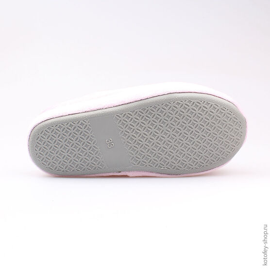 631069-11 Тапочки розовые для девочки розовый фото №3