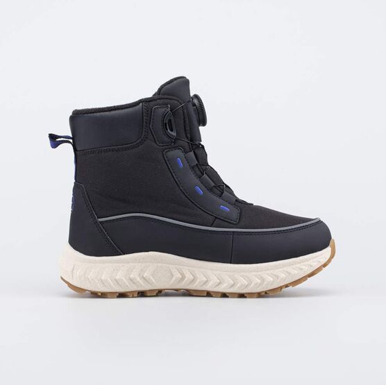 654714-43 Высокие мембранные ботинки для мальчики черный фото №2