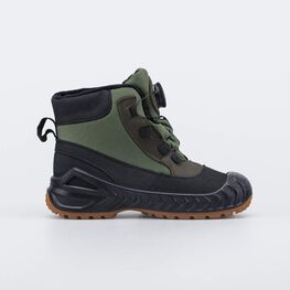 654717-42 Высокие мембранные ботинки для мальчики оливковый фото №2