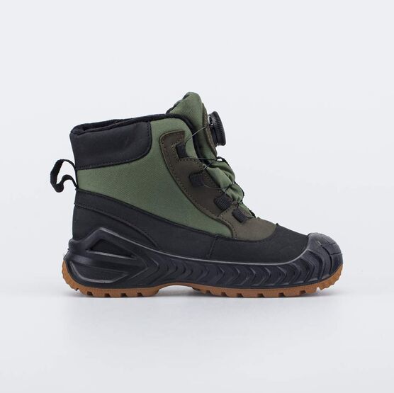 654717-42 Высокие мембранные ботинки для мальчики оливковый фото №2