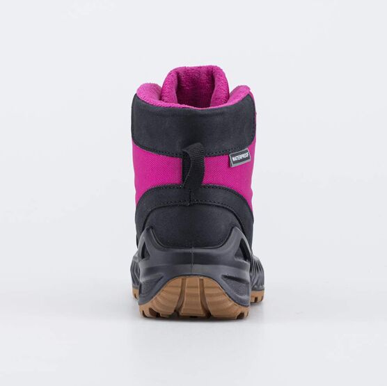 654717-43 Высокие мембранные ботинки для девочки фуксия + черный фото №5