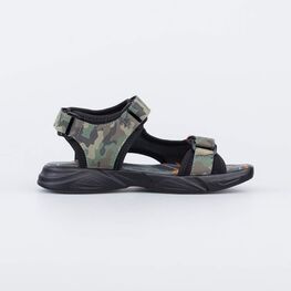 524104-22 Сандалии для мальчика Камуфляж для мальчики зеленый фото №2