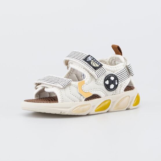 124043-11 Светящиеся пляжные сандалии для мальчика для мальчики бежевый