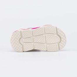 124044-12 Светящиеся пляжные сандалии со съемными нашивками для девочки розовый,фуксия фото №3