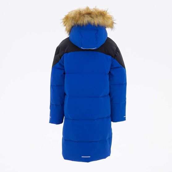 07758055-40 Зимнее пальто-пуховик для мальчика синий для мальчики синий фото №3