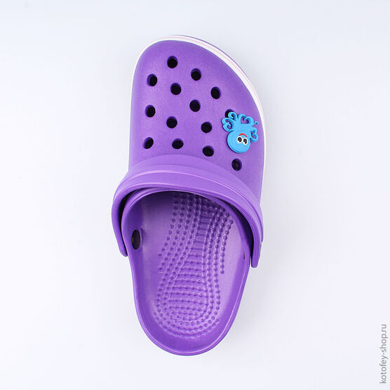 03014002-40 Украшение для обуви Осьминожка для универсальные голубой фото №2