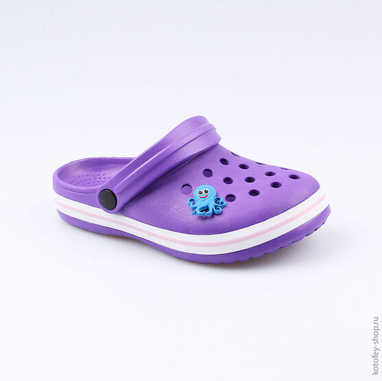 03014002-40 Украшение для обуви Осьминожка для универсальные голубой фото №3