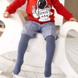 07032385-41 Теплые колготки Peppy Woolton джинс для универсальные джинс фото №2