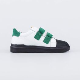 332155-21 Полуботинки для мальчика для мальчики чер-цве фото №2