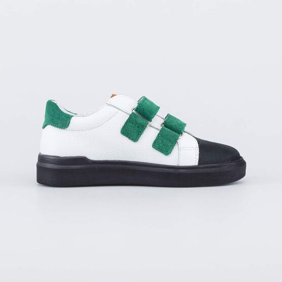 332155-21 Полуботинки для мальчика для мальчики чер-цве фото №2