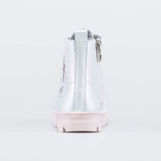 152333-32 Утепленные ботинки для малышей DGU серебристый для девочки персиковый фото №5