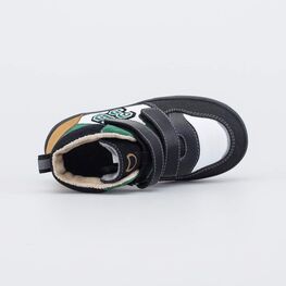 052160-33 Демисезонные ботинки для мальчика для мальчики чер-зел фото №4