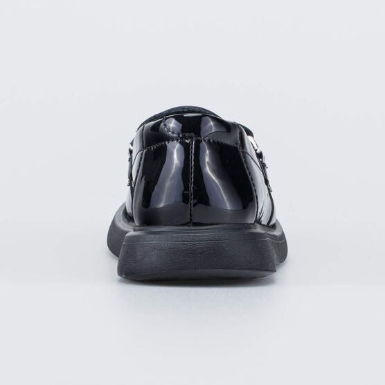 532330-21 Лакированные туфли-лоферы для девочки для девочки черный фото №5