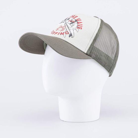 07709066-41 Кепка-бейсболка с сеткой для мальчика Акула на море для мальчики серый фото №2