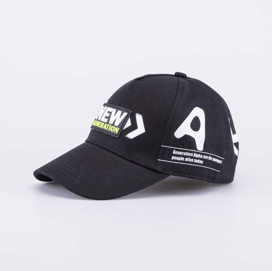 07709072-40 Кепка-бейсболка для мальчика черный для мальчики черный