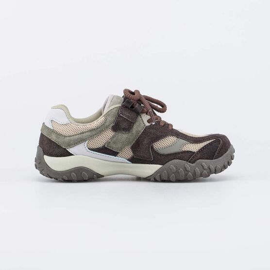 644560-12 Дышащие кроссовки со сквозной сеткой для мальчики бежевый,коричневый фото №2