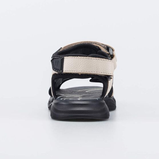 524113-21 Сандалии на липучках для мальчика для мальчики бежевый + черный фото №5