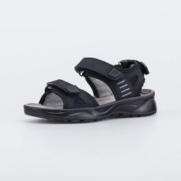 524114-23 Кожаные сандалии на липучках черный для мальчики черный