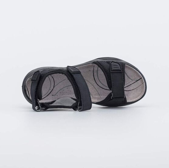 524114-23 Кожаные сандалии на липучках черный для мальчики черный фото №4