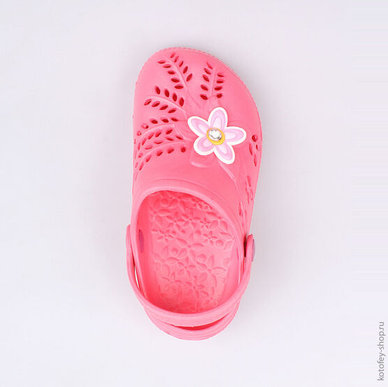 325043-01 Пляжная обувь розовая для девочки розовый фото №4