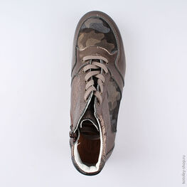 752133-22 Ботинки для девочки бронзовый фото №4