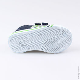 231140-11 Кеды для мальчики син-зел фото №3