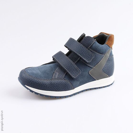 652130-23 Ботинки для мальчики син-кор