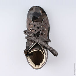 452112-21 Ботинки для девочки бронзовый фото №4