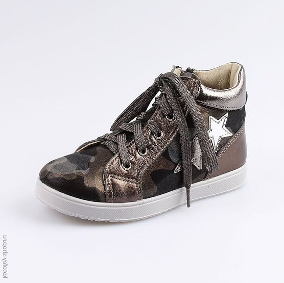 452112-21 Ботинки для девочки бронзовый