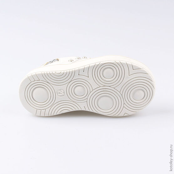 134014-22 Полуботинки для девочки белый фото №3