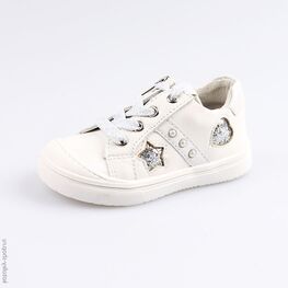 134014-22 Полуботинки для девочки белый