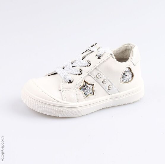 134014-22 Полуботинки для девочки белый