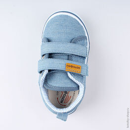 231140-12 Кеды для мальчики голубой фото №4