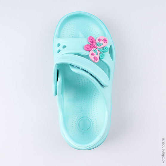 325089-02 Пляжная обувь для девочки бирюзовый фото №4