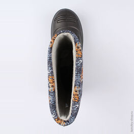 665001-12 Резиновые сапоги для мальчики черный фото №4