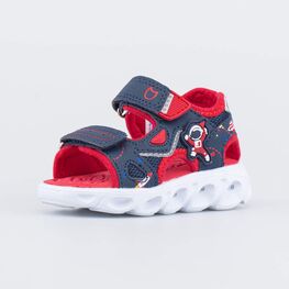 124027-11 Пляжные сандалии для мальчики син-кра