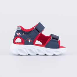 124027-11 Пляжные сандалии для мальчики син-кра фото №2