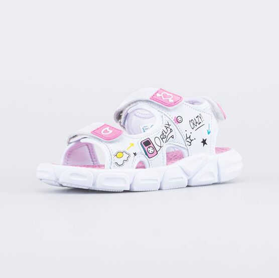 323073-11 Сандалии для пляжа для девочки персиковый