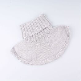 07012087-40 Манишка из 100% шерсти мериноса серая для универсальные серый