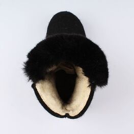 367122-42 Валенки для девочки черный фото №4