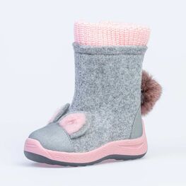 167057-42 Валенки для девочки серый