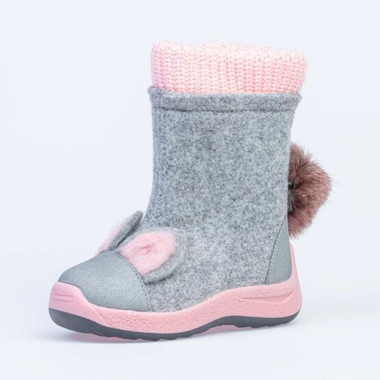 167057-42 Валенки для девочки серый