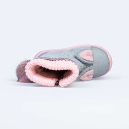 167057-42 Валенки для девочки серый фото №4